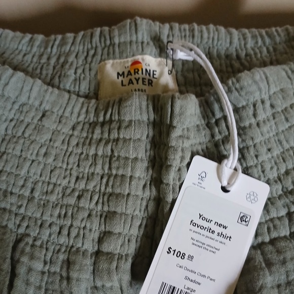 NWT Marine Layer Cali Double Cloth Pant /
Shadow / Large Orig: $108 - Picture 2 of 4